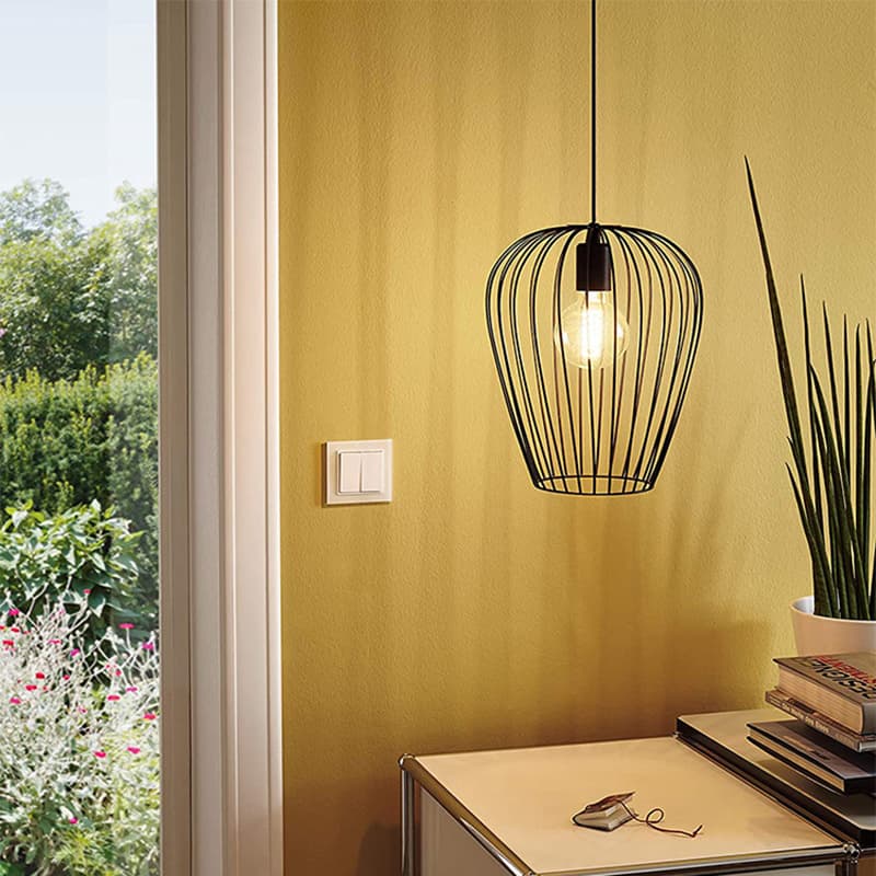 Lámpara vintage LED estilo retro hierro