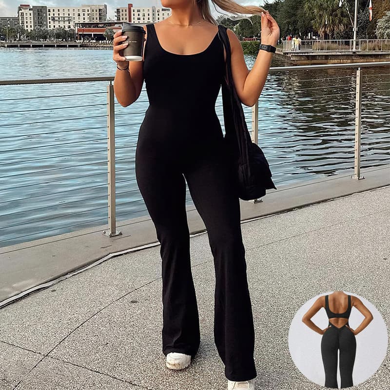 Mono ajustado sin espalda para yoga y fitness