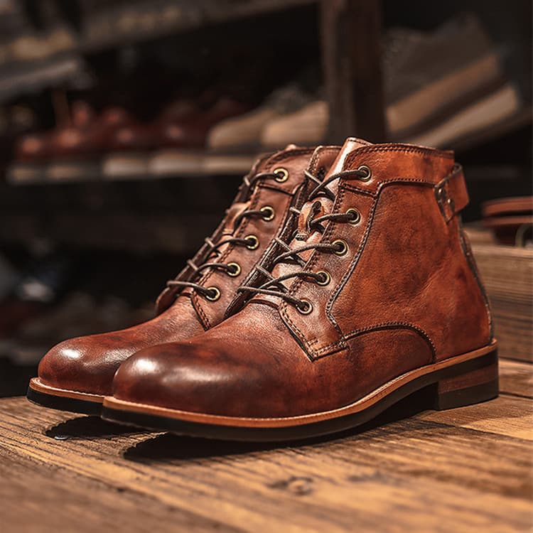 Botas militares de trabajo talla grande para hombre