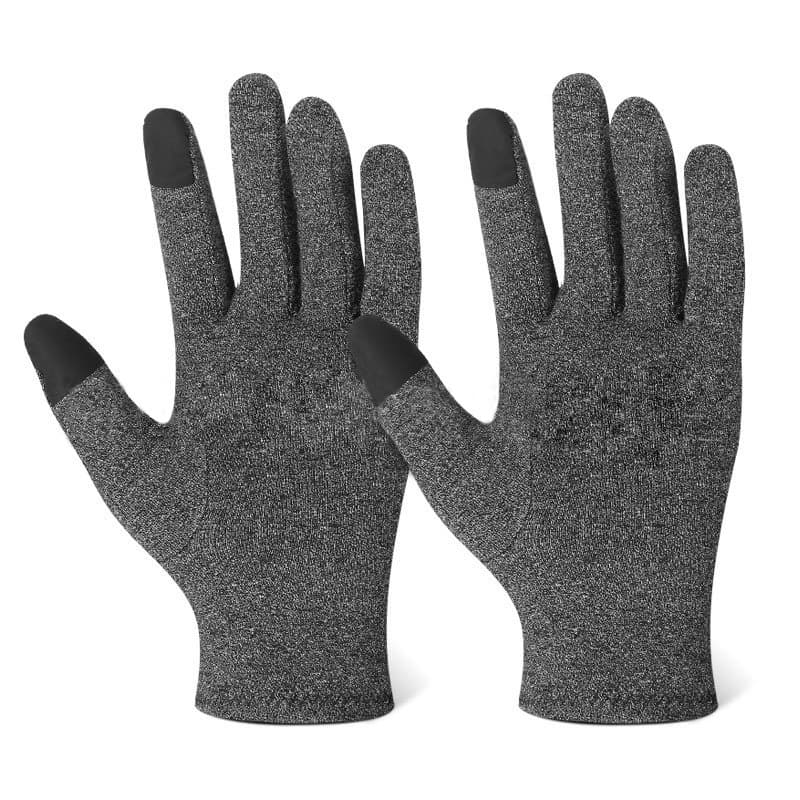 Guantes gris algodón pantalla táctil