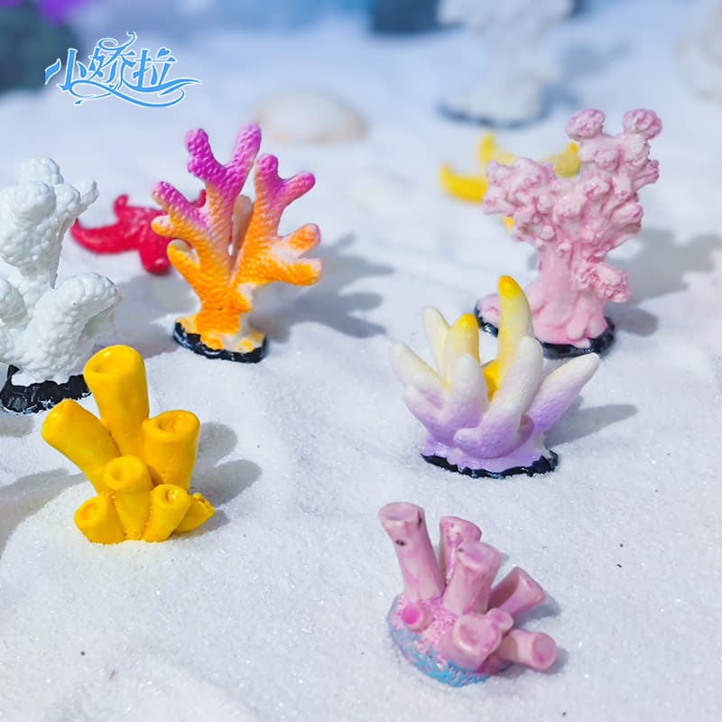 Mini coral decorativo para acuario, diseño DIY