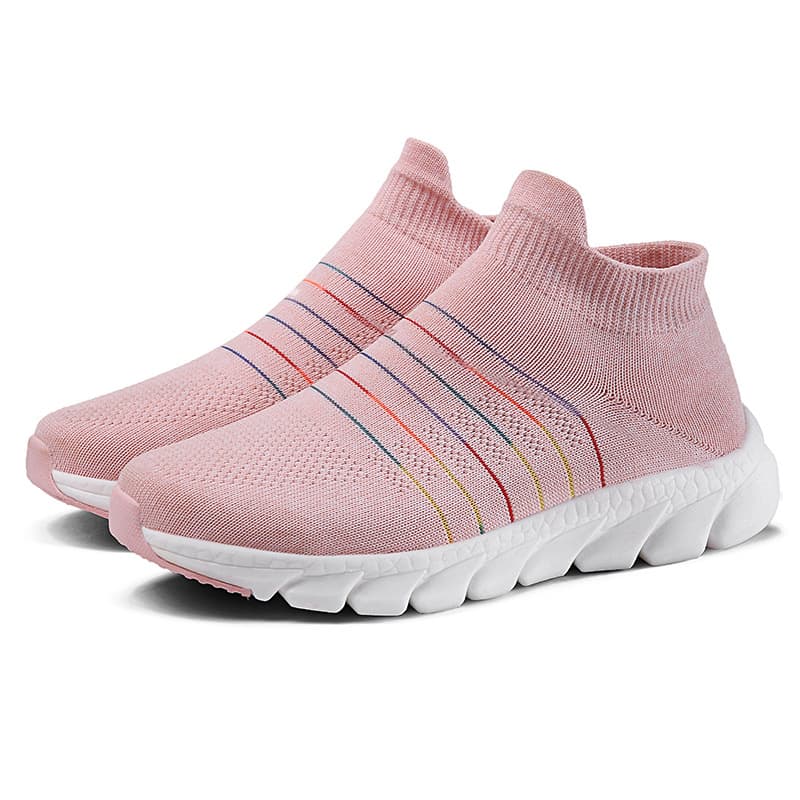 Zapato tipo calcetín para mujer con suela blanda