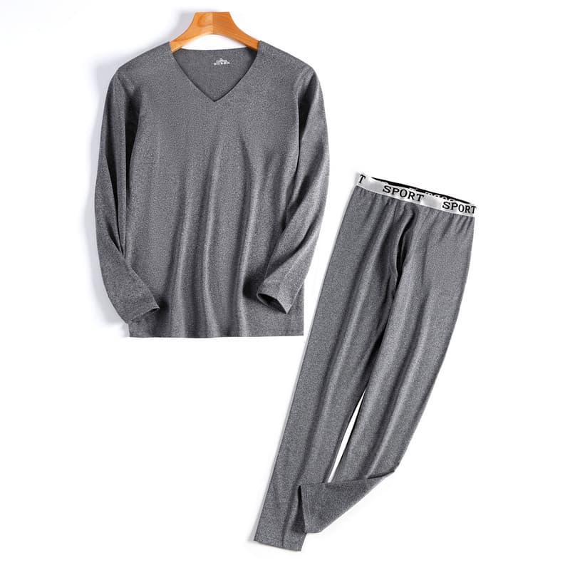 Conjunto de ropa térmica de terciopelo ajustada