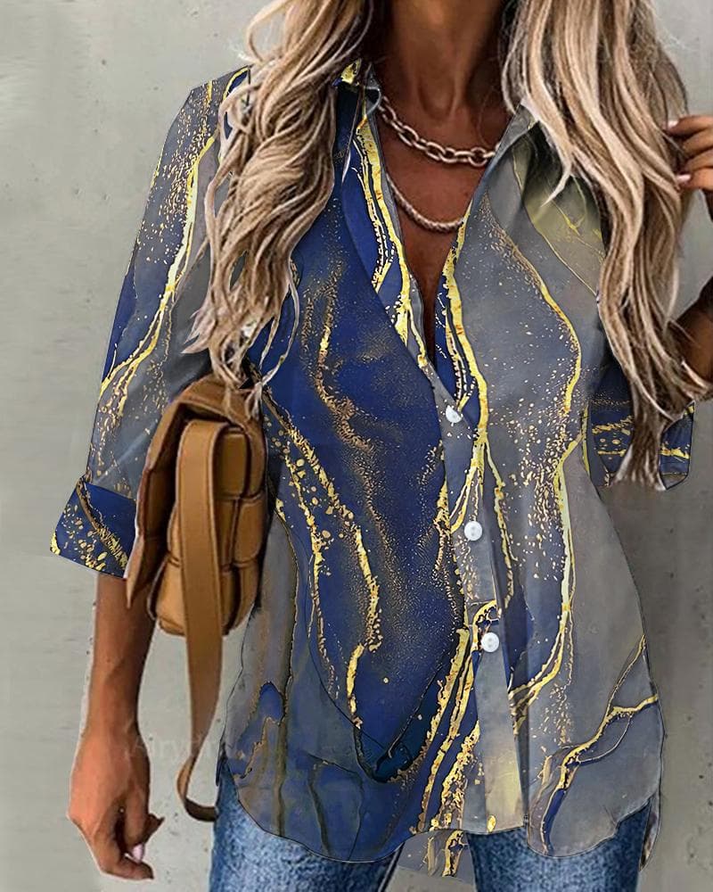 Blusa clásica para primavera y verano
