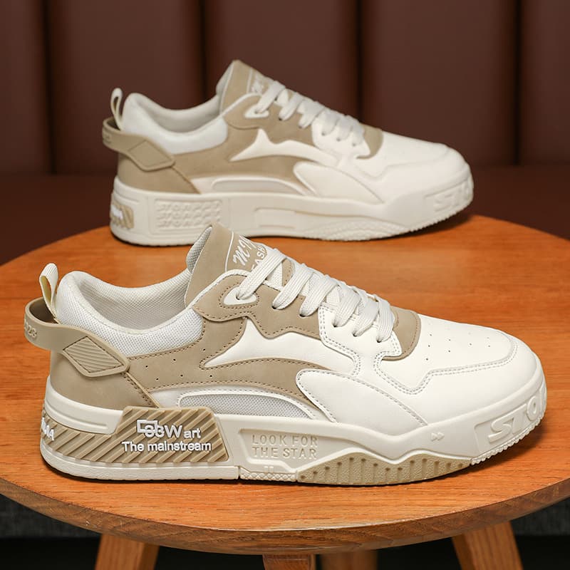 Zapatos blancos transpirables para hombre