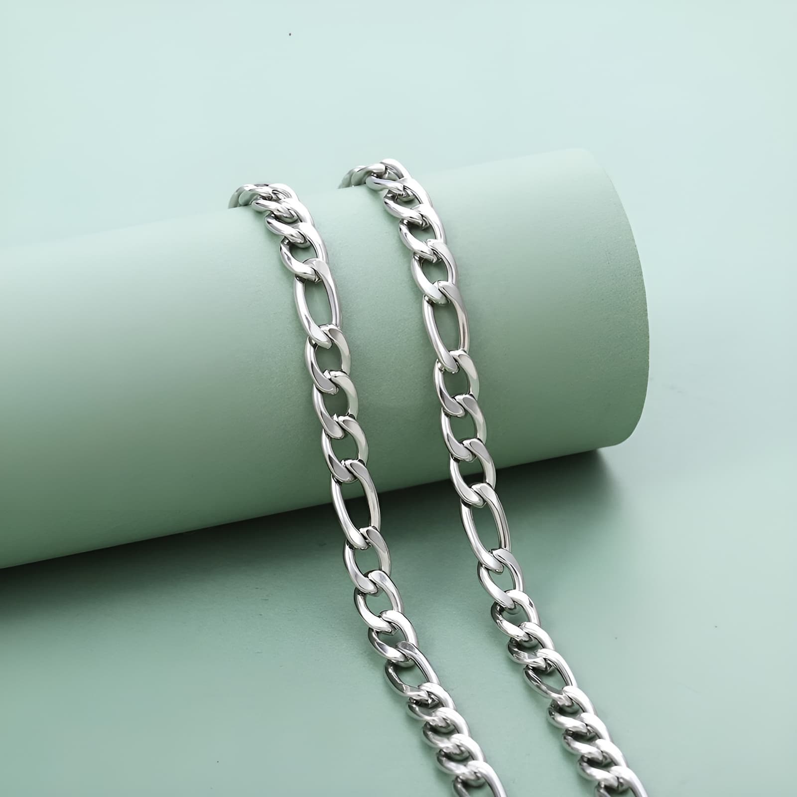 Collar cadena cubana acero inoxidable