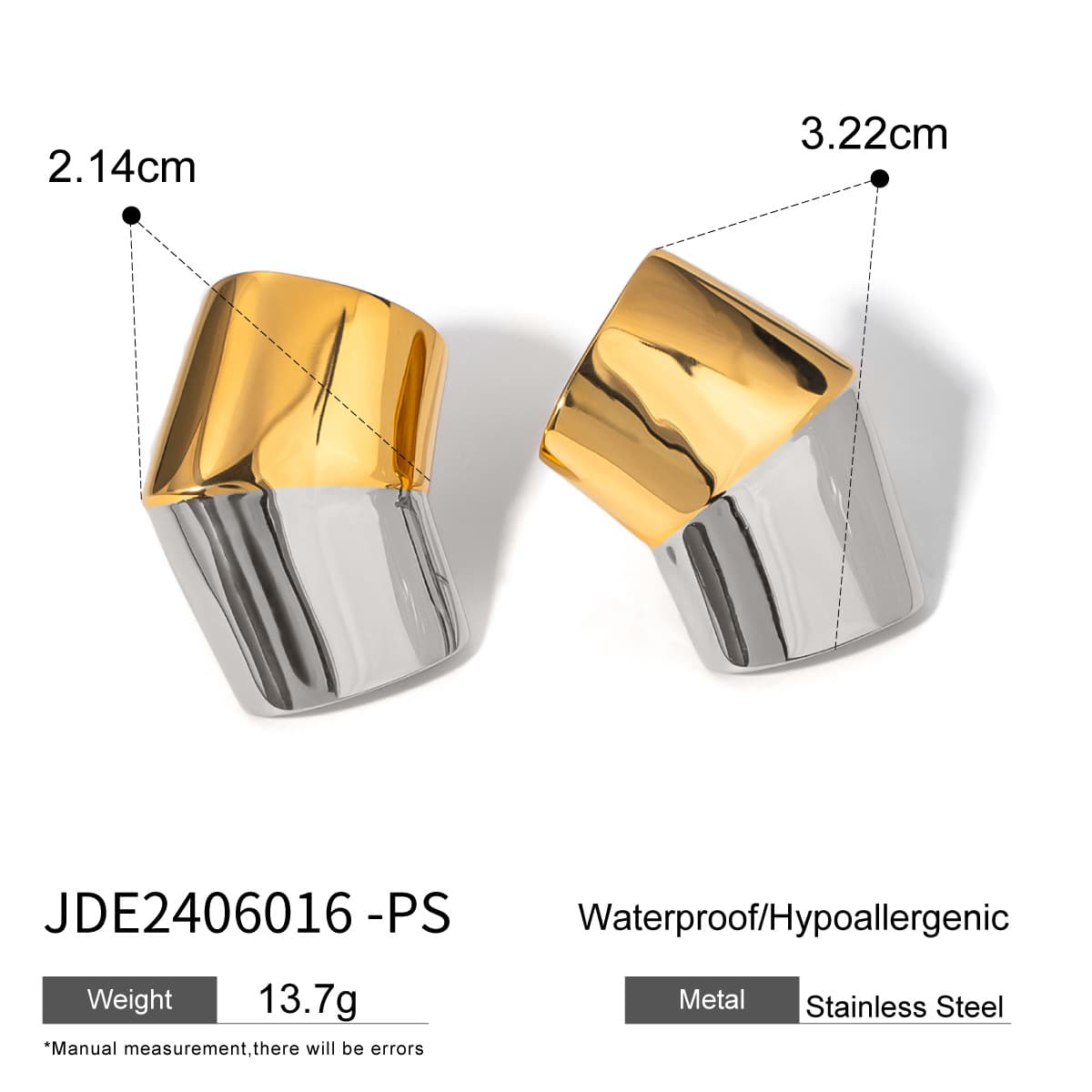 Aretes geométricos contraste estilo europeo