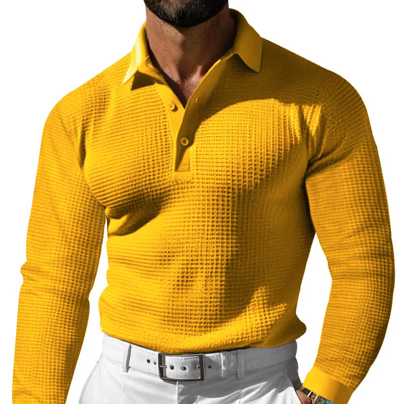Camisa de botones con cuello y ajuste entallado