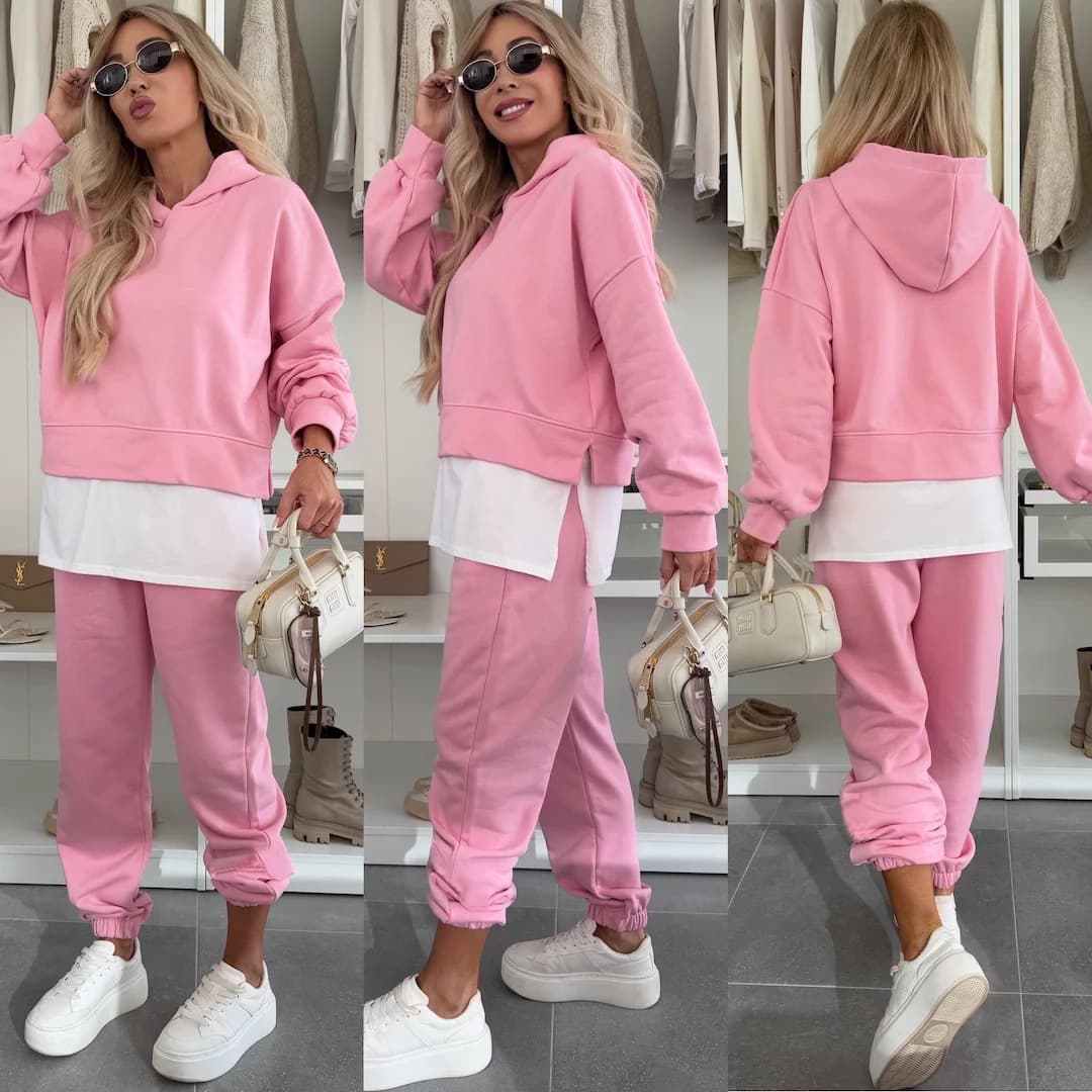 Conjunto deportivo: sudadera con capucha y pantalones jogger