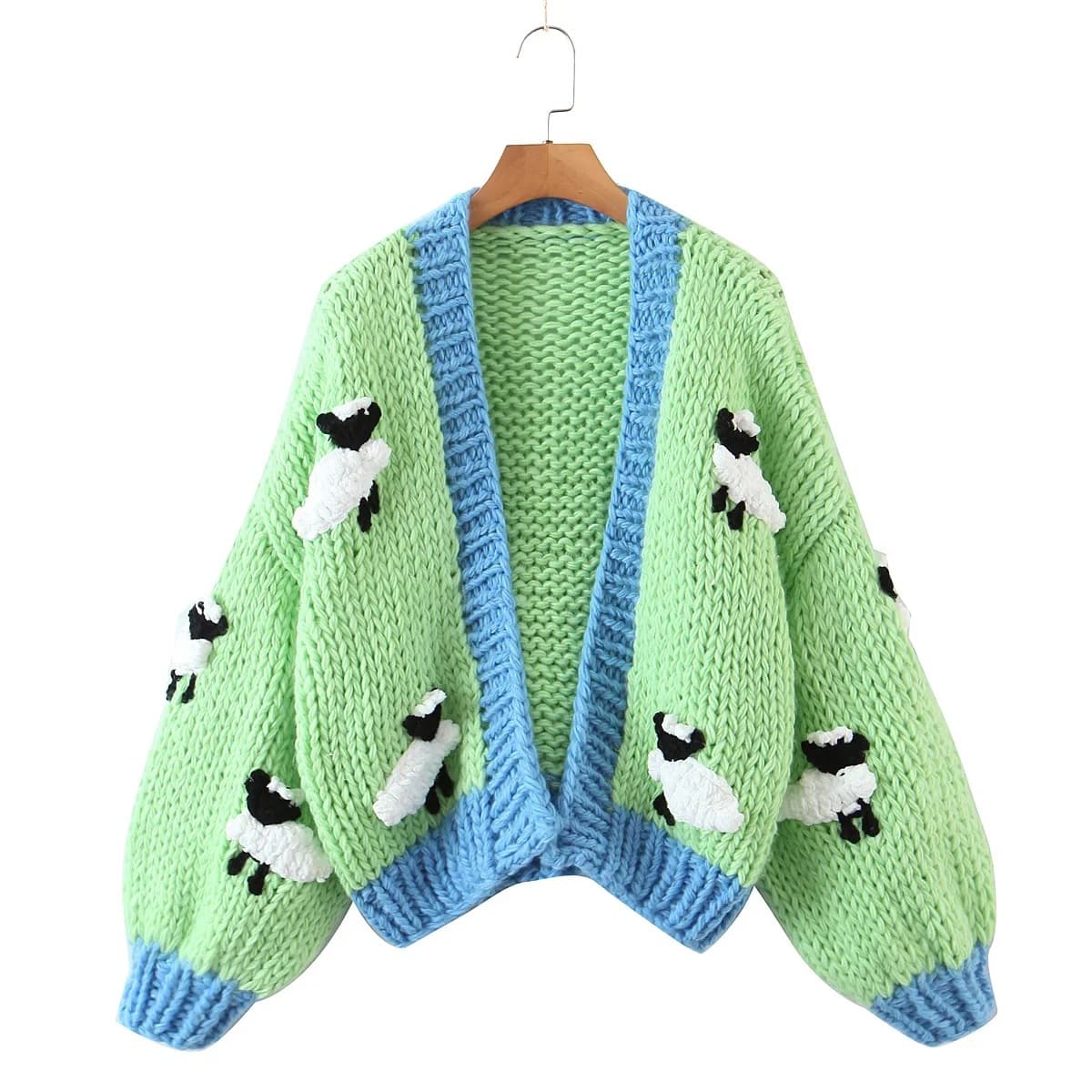 Cardigan de mujer con diseño de ovejitas