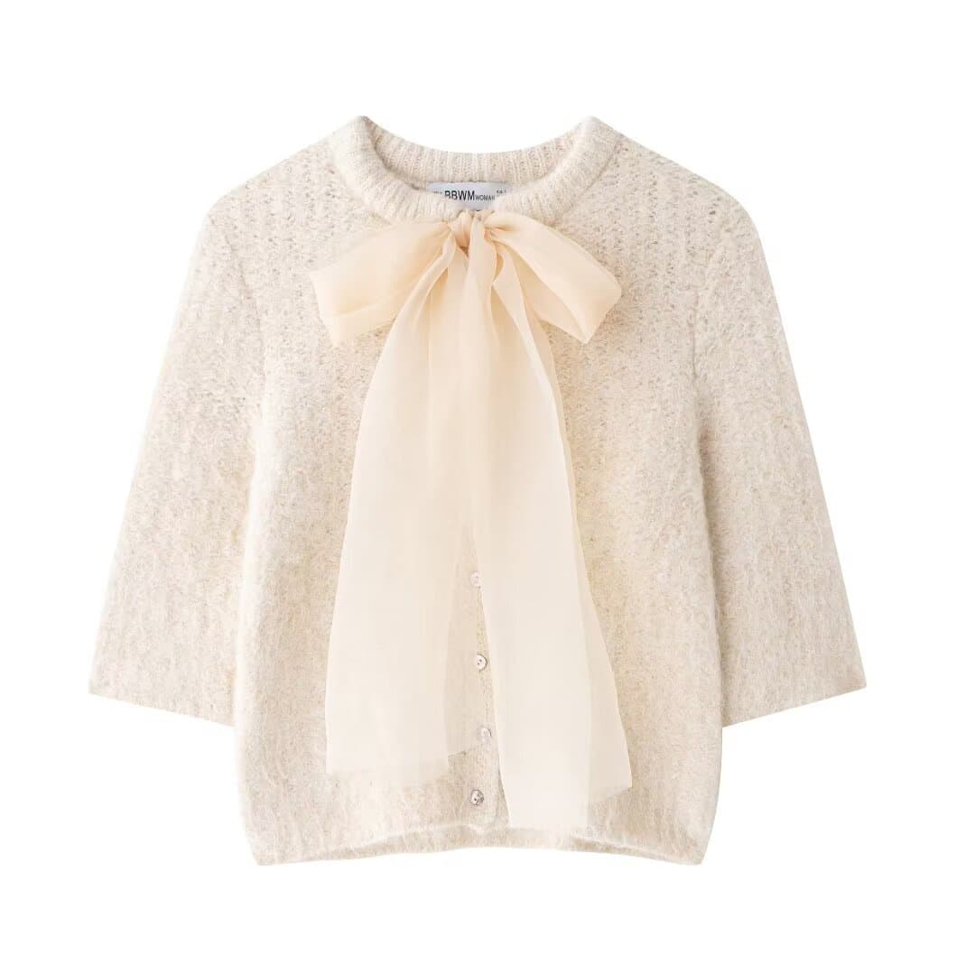 Cardigan tejido suelto para mujer