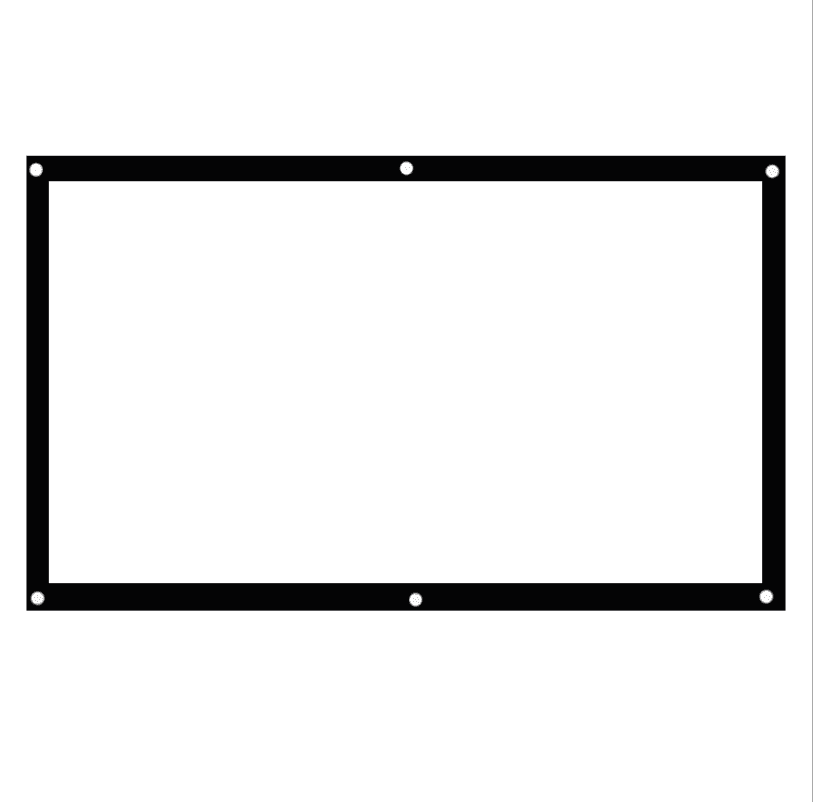Pantalla plegable para proyector, cortina anti-luz para cine
