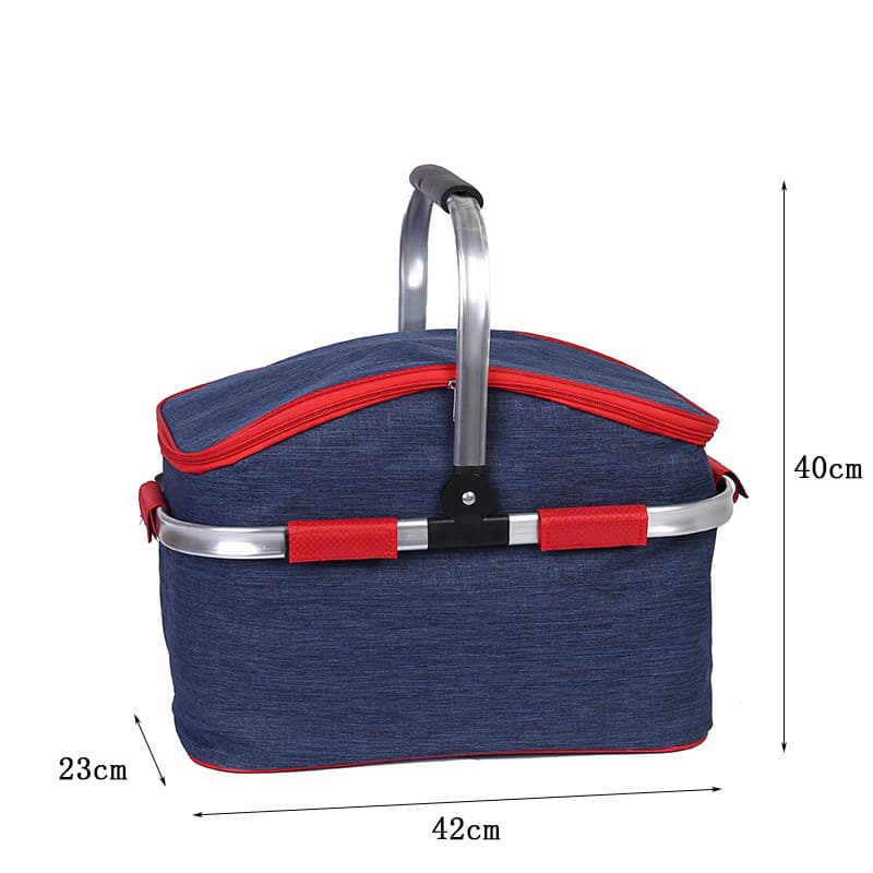 Canasta térmica plegable portátil para picnic