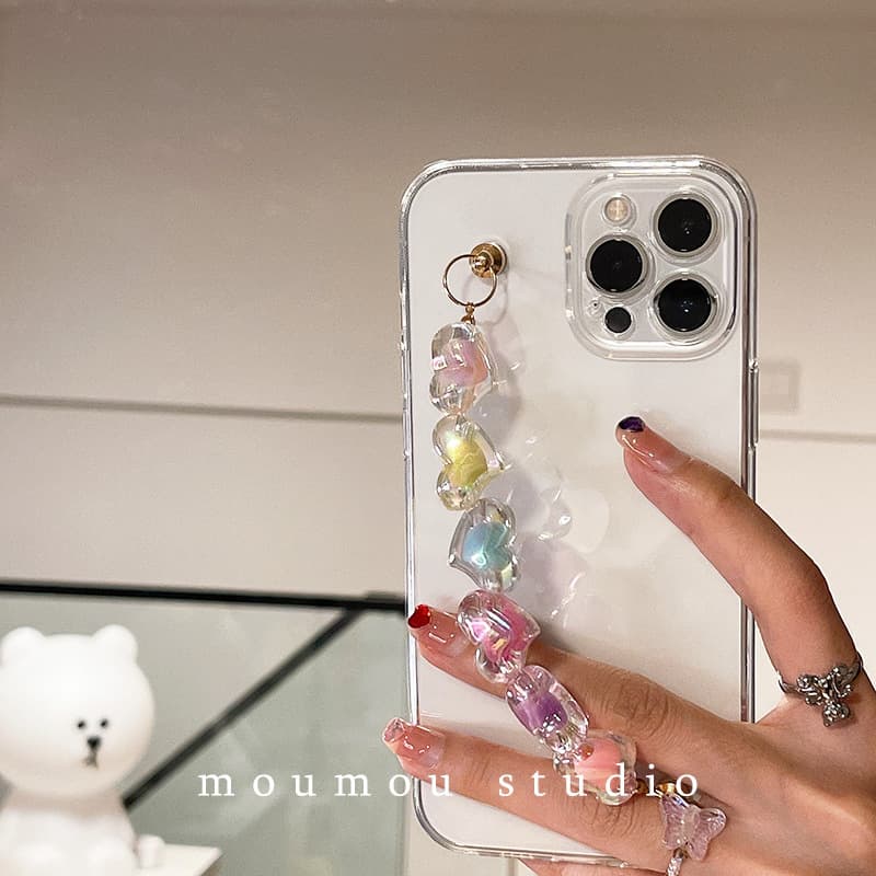 Funda iPhone corazón láser color