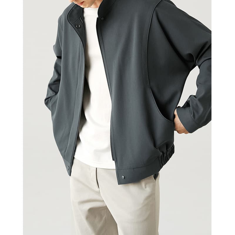 Chaqueta piloto cómoda y suelta para primavera