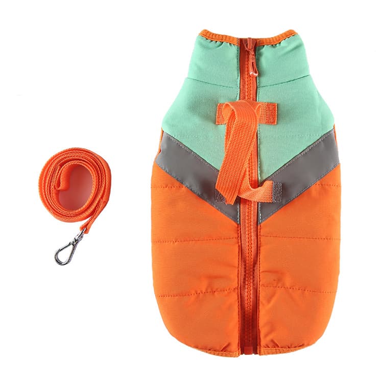 Ropa acolchada de algodón para perro en invierno
