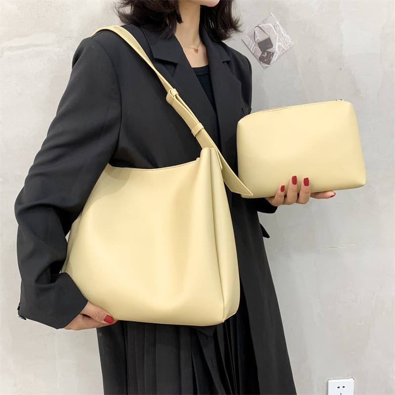 Bolsa de hombro grande tipo tote para mujer