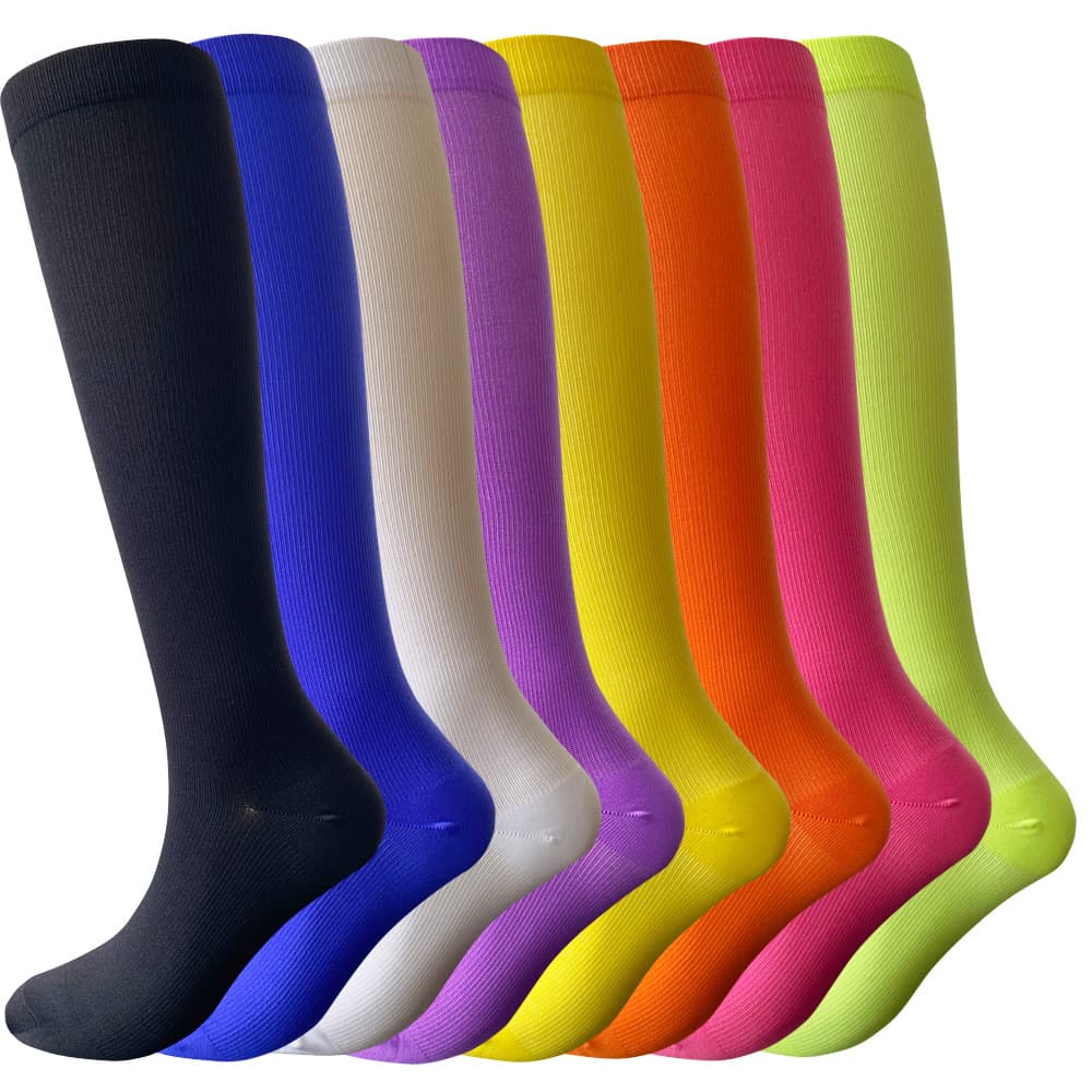 Calcetines de compresión deportiva para correr y fitness