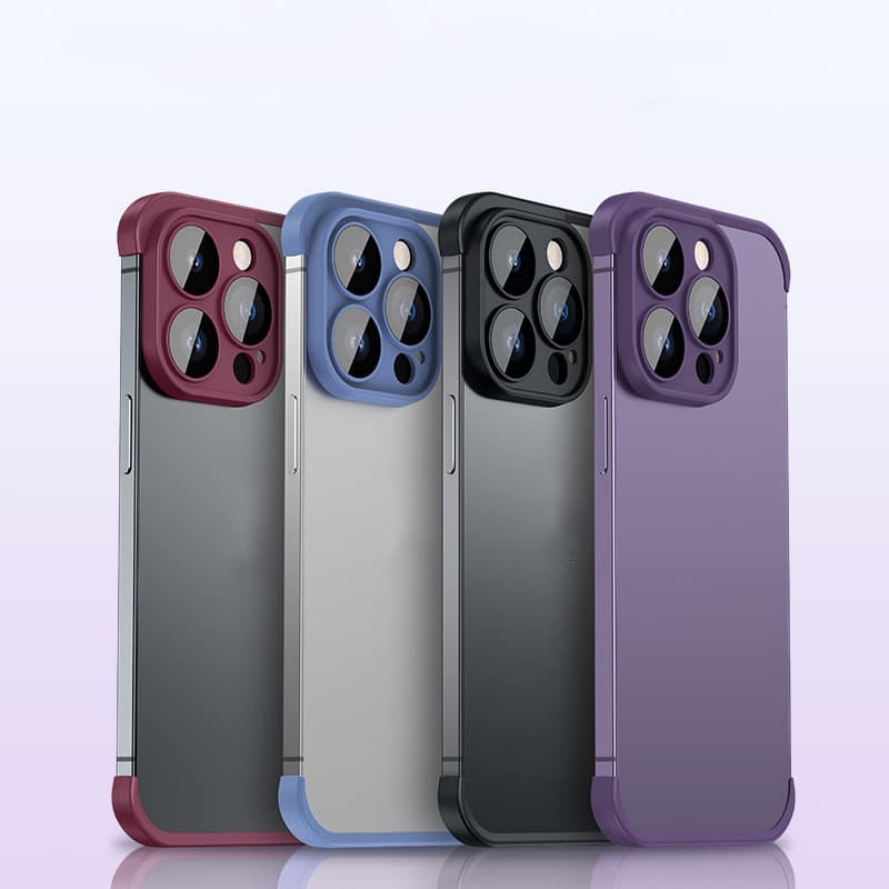 Funda móvil TPU película lente cristal sin marco
