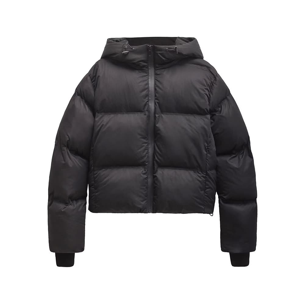 Chaqueta con capucha y bolsillos para mujer