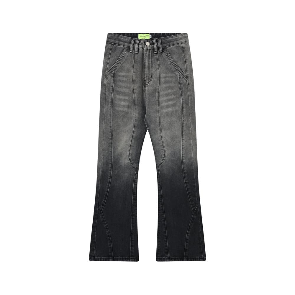 Pantalón vaquero degradado tie-dye para hombre
