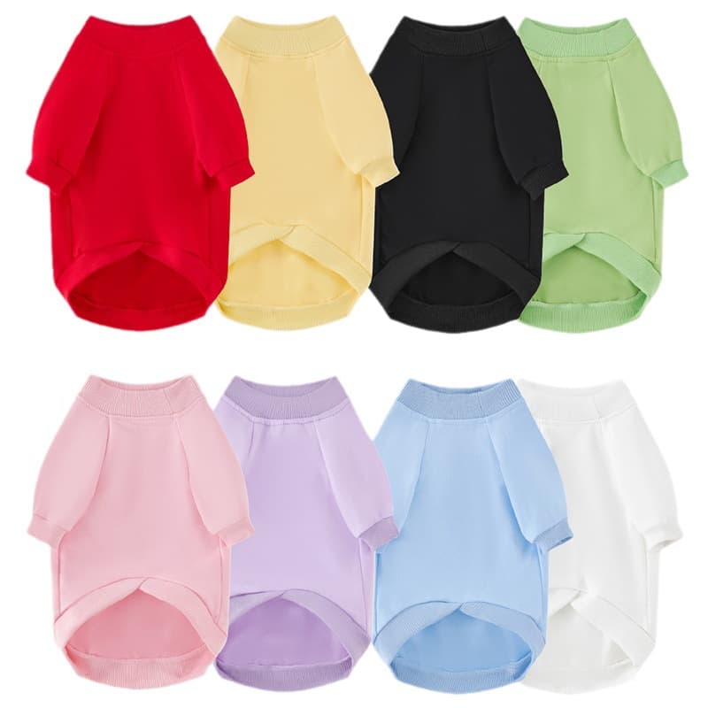 Suéter tipo pullover liso para mascotas