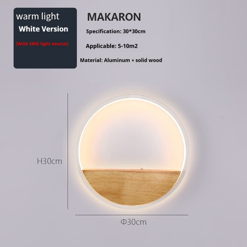 Lámpara de pared LED creativa personalizable para dormitorio