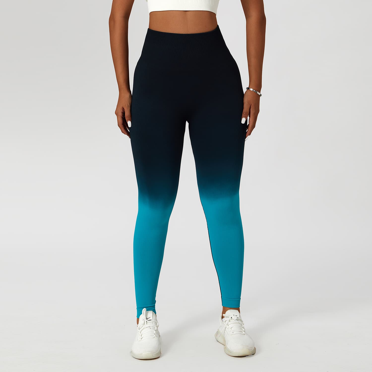 Leggings deportivos ajustados de cintura alta para exterior