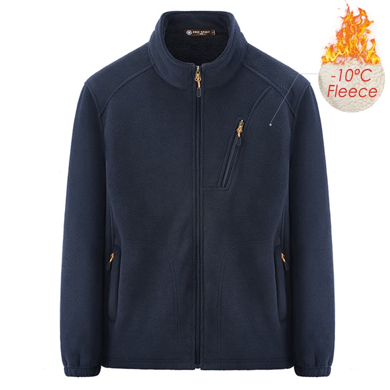 Chaqueta de polar gruesa y cálida para hombre