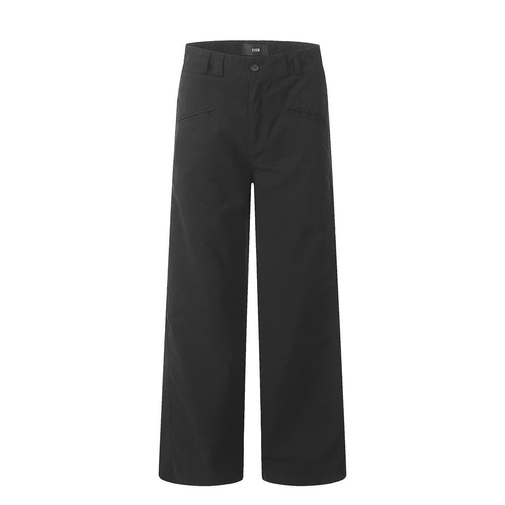 Pantalones anchos rectos de algodón para hombre