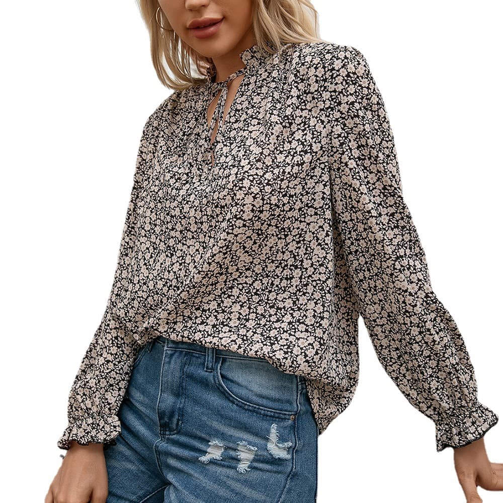Top casual retro slim fit para mujer