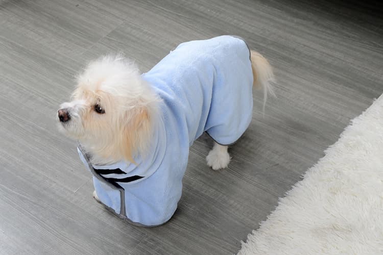 Bata de baño absorbente para mascotas perros y gatos