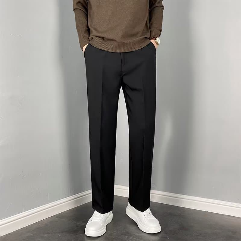 Pantalones casuales rectos y versátiles
