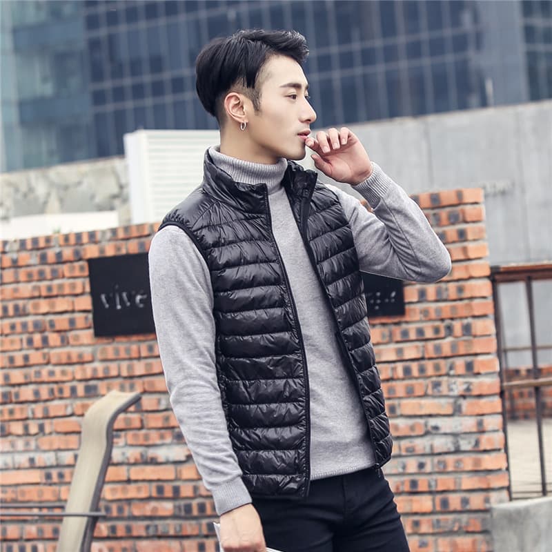 Chaleco acolchado de nylon para hombre