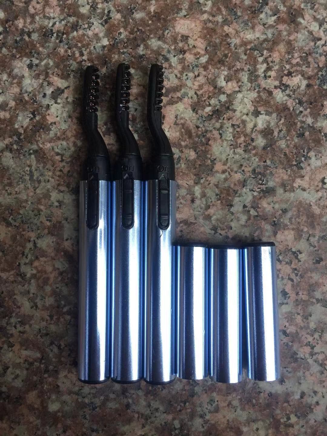 Rizador de pestañas eléctrico portátil con calor