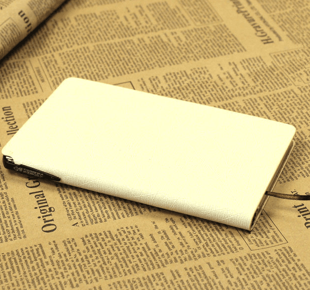 Cuaderno de negocios con ranura para bolígrafo