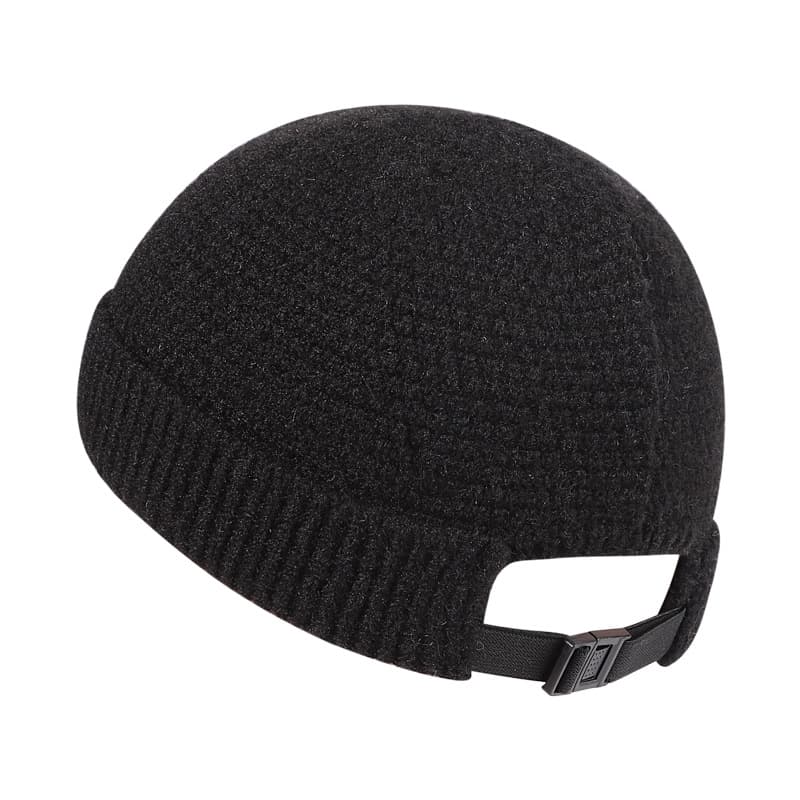Gorro tejido lana invierno otoño ajustable exterior