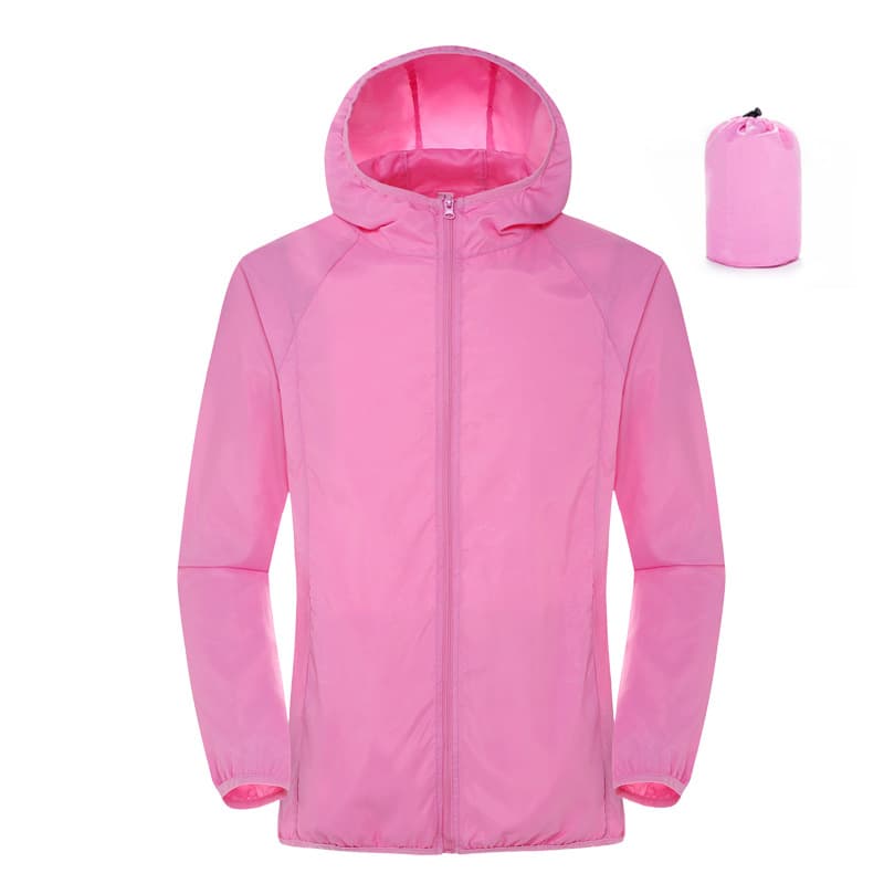 Cortavientos impermeable ligero para mujer