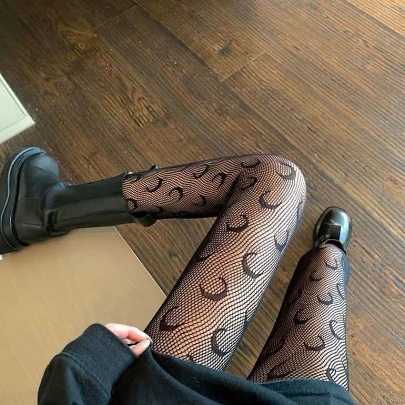 Medias de encaje estilo Lolita retro
