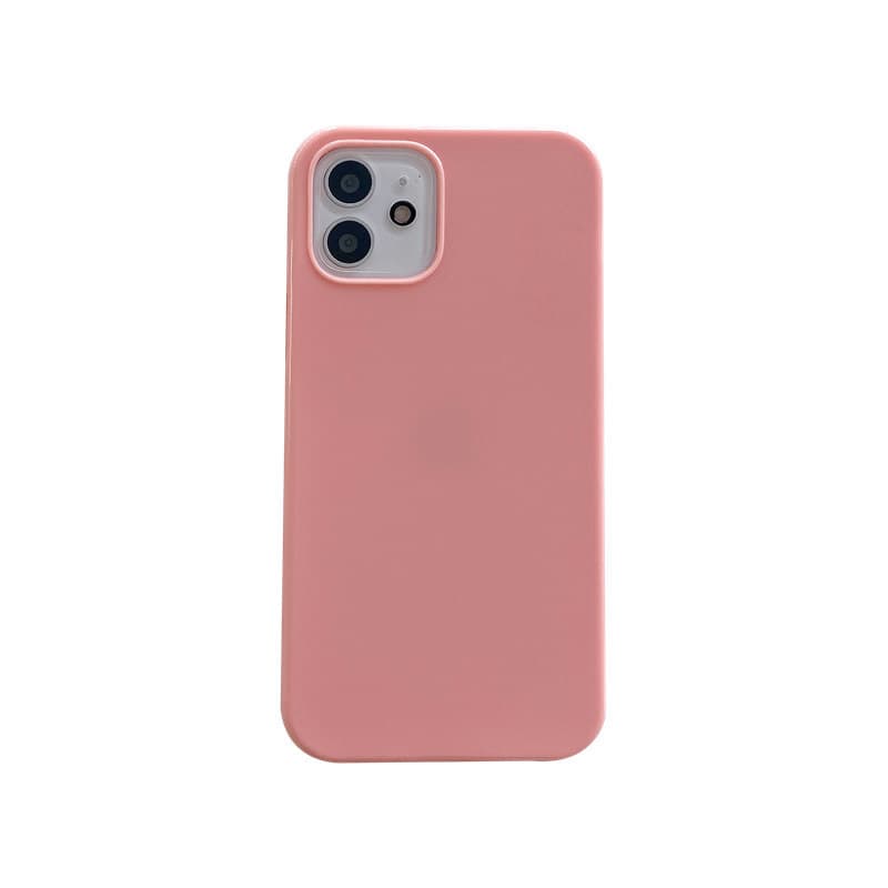 Funda protectora de TPU con bordes rectos para iPhone