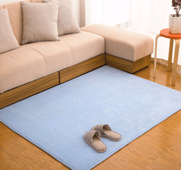 Alfombra de terciopelo coral antideslizante y absorbente