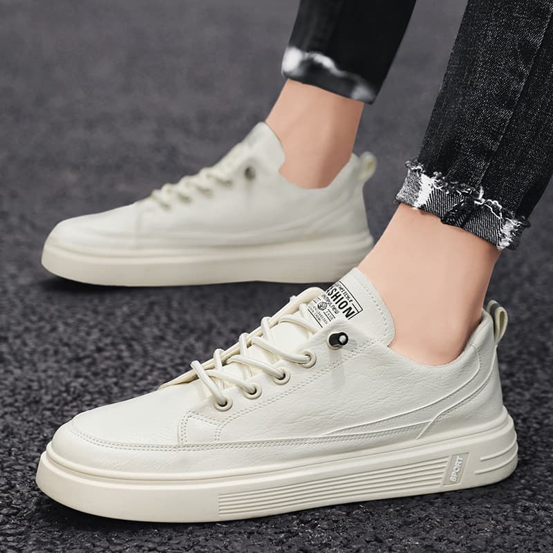 Zapatilla de lona respirable estilo coreano para hombre