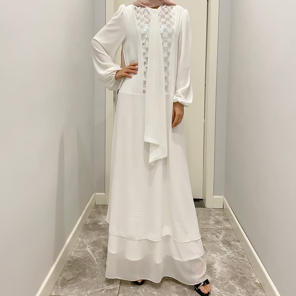 Vestido suelto color sólido de cintura alta para mujer