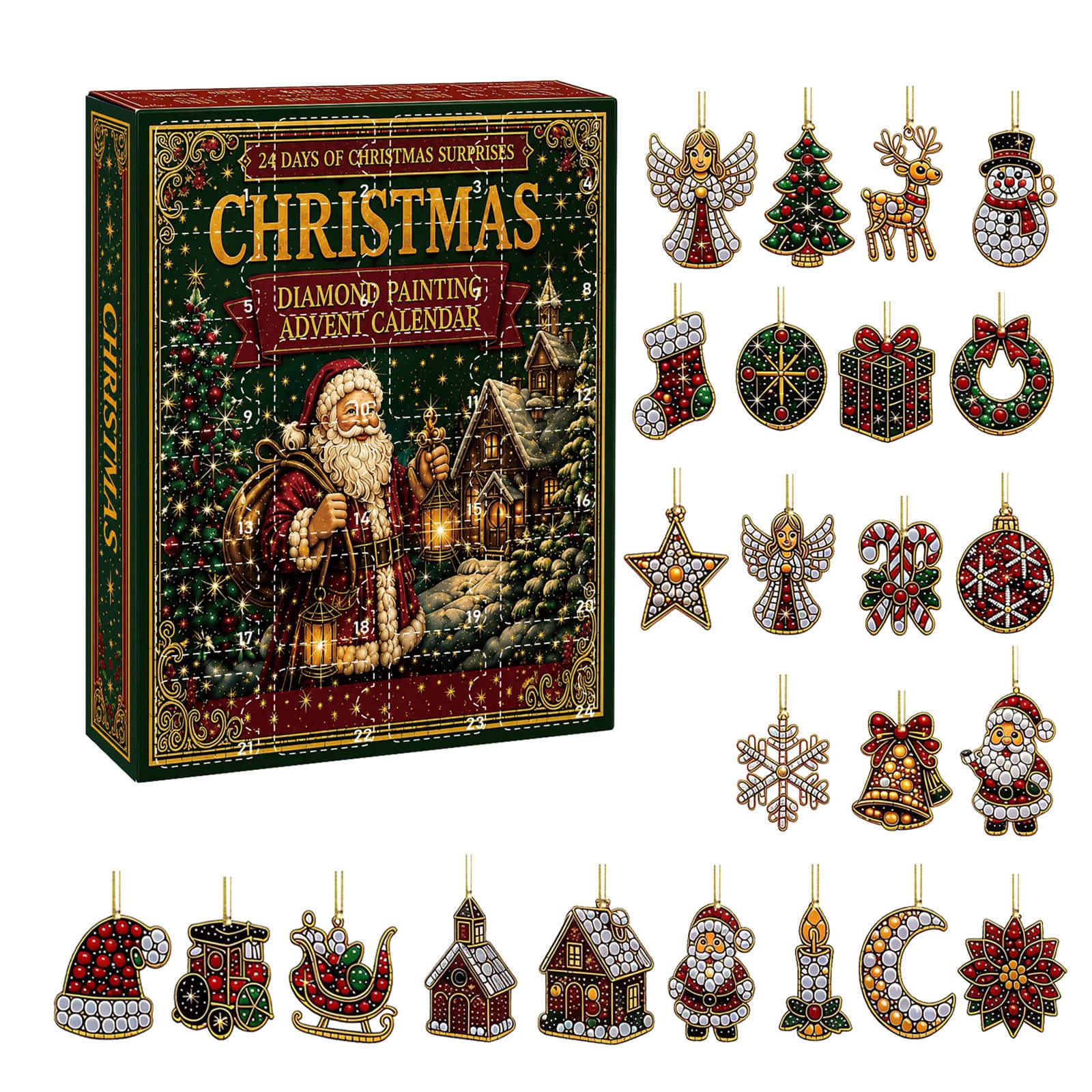 Calendario de Adviento Navideño caja sorpresa