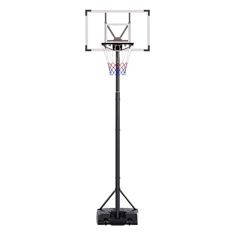 Aro de basquetbol ajustable con base y ruedas