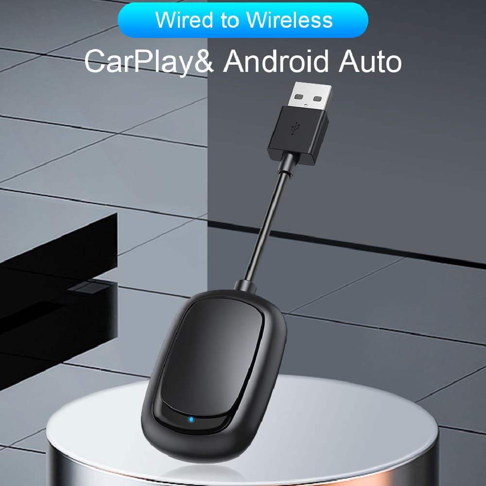 Adaptador inalámbrico CarPlay y Android Auto