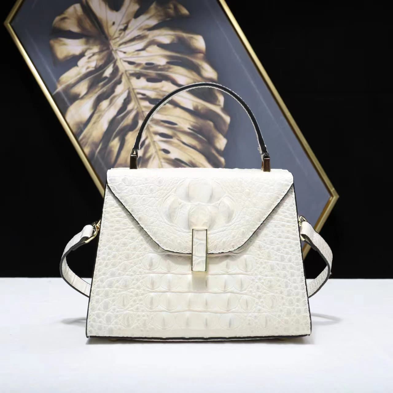 Bolso de cuero de hombro crossbody casual