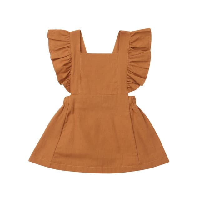 Vestido de fiesta con vuelos para niña