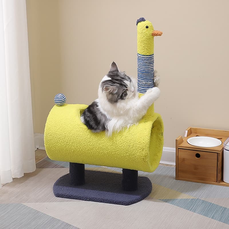 Rascador para gatos resistente con marco de sisal