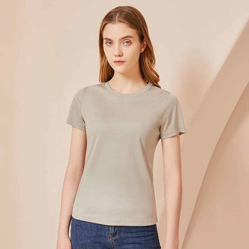 Camiseta algodón fresco manga corta